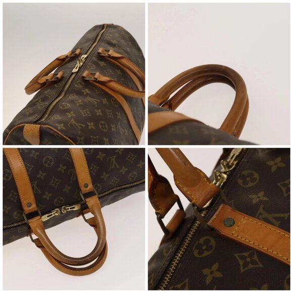 LOUIS VUITTON Monogram Keepall 45 Boston Bag M41428 LV Auth 129657 - Picture 16 of 16